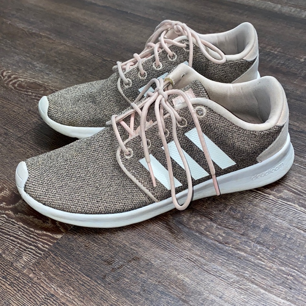 adidas Women's Athletic Sneakers Beige Pink White